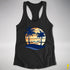 Queer Pride Hammock Summer Beach Sunset Racerback Tank