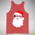 Santa’s Demisexual Pride Flag Shades Premium Tank Top - Red Triblend