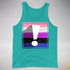 Genderfluid Pride Flag Exclamation Point Premium Tank Top