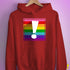 Original LGBTQ Pride Flag Exclamation Point Hoodie