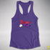 Believe Lesbian Labrys Pride Flag Jingle Bell Racerback Tank - Purple