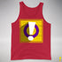 Intersex Pride Flag Exclamation Point Premium Tank Top - Red