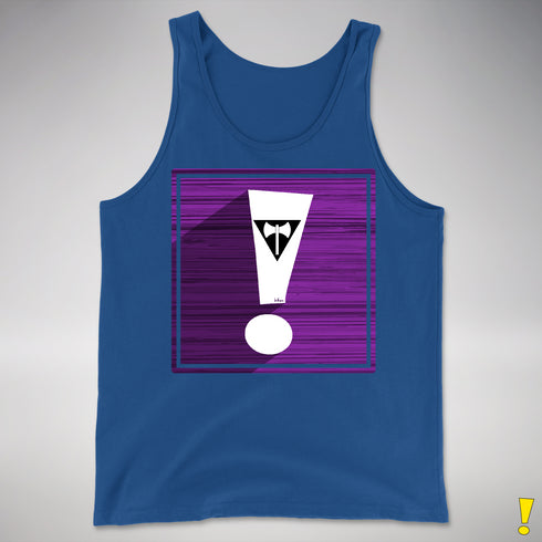 Lesbian Labrys Pride Flag Exclamation Point Premium Tank Top