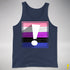 Genderfluid Pride Flag Exclamation Point Premium Tank Top