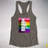 The First Pride Was A Riot - Original 8 Stripe Pride Racerback Tank