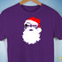 Santa’s Demisexual Pride Flag Shades Premium Unisex T-Shirt - Purple