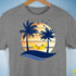Intersex Pride Hammock Summer Beach Sunset Premium Unisex T-Shirt