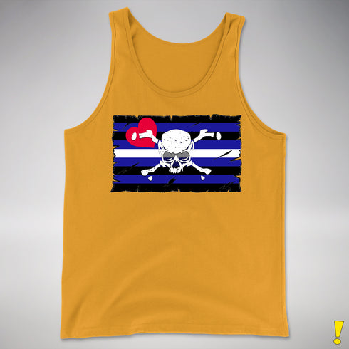 Leather Pride Pirate Flag Premium Tank Top