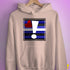 Leather Pride Flag Exclamation Point Hoodie