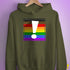 LGBTQ Philly Pride Flag Exclamation Point Hoodie