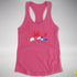 Believe Drag Pride Flag Jingle Bell Racerback Tank - Hot Pink