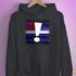 Leather Pride Flag Exclamation Point Hoodie