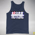Assume Nothing Leather Pride Flag Premium Tank Top