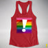 Original LGBTQ Pride Flag Exclamation Point Racerback Tank