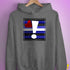 Leather Pride Flag Exclamation Point Hoodie