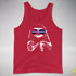 Pride Sloth Leather Flag Sunglasses Premium Tank Top