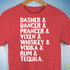 Reindeer and Alcohol List Unisex T-Shirt - Red Heather