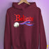 Believe Omnisexial Pride Flag Jingle Bell Hoodie - Maroon