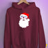 santa cutout bigenderSanta’s Bigender Pride Flag Shades Hoodie - Maroon
