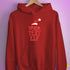 Personalized Elf Family Hoodie - Red