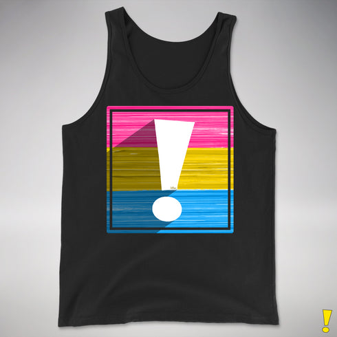 Pansexual Pride Flag Exclamation Point Premium Tank Top