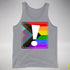 LGBTQ Progress Pride Flag Exclamation Point Premium Tank Top