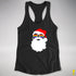Santa’s LGBTQ Philly Pride Flag Shades Racerback Tank - Black