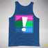Polysexual Pride Flag Exclamation Point Premium Tank Top