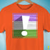 Genderqueer Pride Flag Exclamation Point Premium Unisex T-Shirt - Orange
