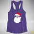Santa’s Demisexual Pride Flag Shades Racerback Tank - Purple