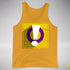 Intersex Pride Flag Exclamation Point Premium Tank Top - Gold