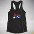 Believe Drag Pride Flag Jingle Bell Racerback Tank - Black