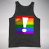 LGBTQ Pride Flag Exclamation Point Premium Tank Top