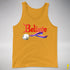 Believe Omnisexial Pride Flag Jingle Bell Premium Tank Top - Gold