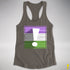 Genderqueer Pride Flag Exclamation Point Racerback Tank