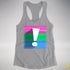 Polysexual Pride Flag Exclamation Point Racerback Tank