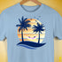 Twink Pride Hammock Summer Beach Sunset Premium Unisex T-Shirt