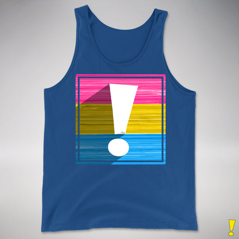 Pansexual Pride Flag Exclamation Point Premium Tank Top