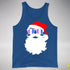 Santa’s Drag Pride Flag Shades Premium Tank Top - Royal Blue