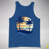 Gay Male Pride Hammock Summer Beach Sunset Premium Tank Top