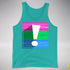 Polysexual Pride Flag Exclamation Point Premium Tank Top
