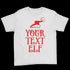 Personalized Elf Family Youth Tee - White