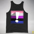 Genderfluid Pride Flag Exclamation Point Premium Tank Top