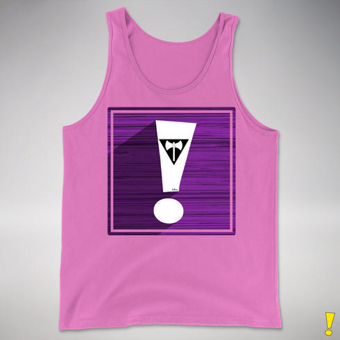 Lesbian Labrys Pride Flag Exclamation Point Premium Tank Top