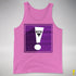 Lesbian Labrys Pride Flag Exclamation Point Premium Tank Top