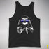 Pride Sloth Leather Flag Sunglasses Premium Tank Top