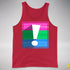 Polysexual Pride Flag Exclamation Point Premium Tank Top
