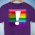 Original LGBTQ Pride Flag Exclamation Point Premium Unisex