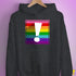 Original LGBTQ Pride Flag Exclamation Point Hoodie