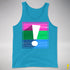 Polysexual Pride Flag Exclamation Point Premium Tank Top